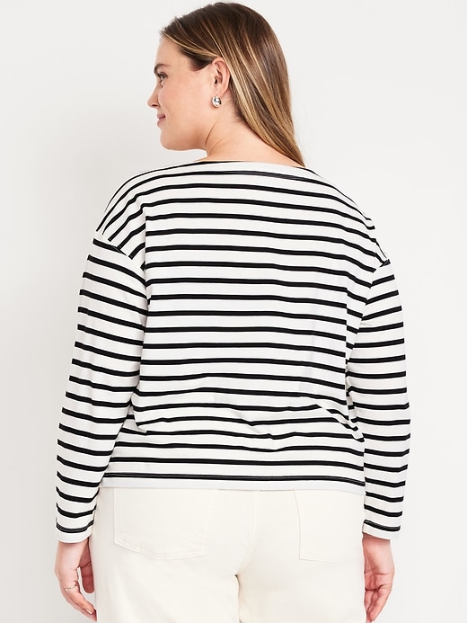 Image number 8 showing, Long-Sleeve Mariner Loose T-Shirt