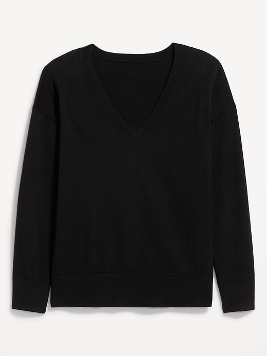 Image number 4 showing, SoSoft Lite Loose V-Neck Sweater