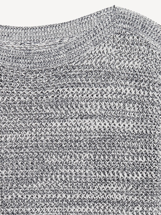 Image number 5 showing, Boat-Neck Open-Stitch Sweater