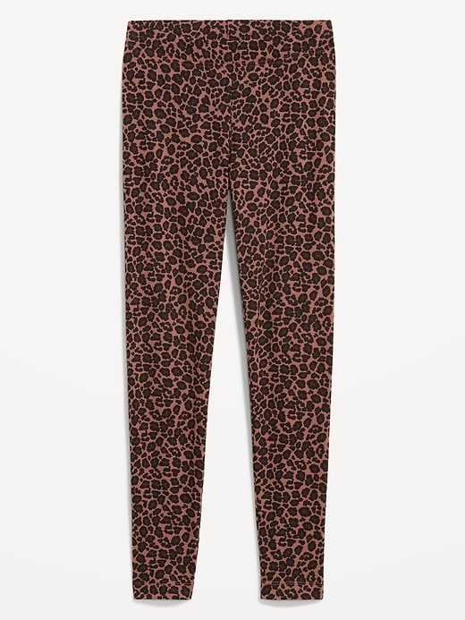 L'image numéro 4 présente Legging tendance à taille haute en jersey à superposer