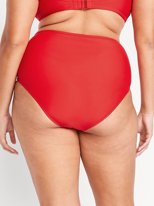 Image number 8 showing, Matte High-Waisted Bikini Swim Bottoms