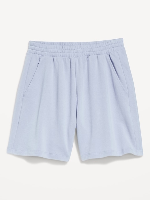 Image number 4 showing, Extra High-Waisted SoComfy Sweat Shorts -- 5-inch inseam