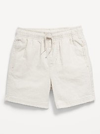 View large product image 3 of 3. Linen-Blend Shorts for Toddler Boys