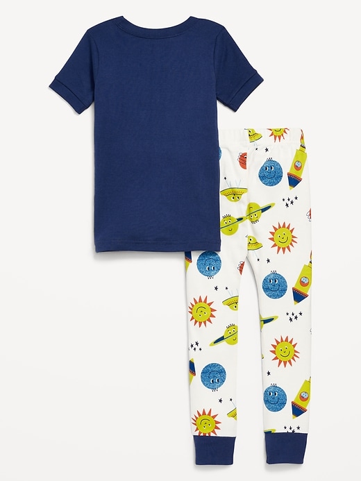 View large product image 2 of 2. Snug-Fit Graphic Pajama Set for Toddler & Baby