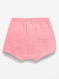 Image number 2 showing, Double-Weave Button-Front Shorts for Baby