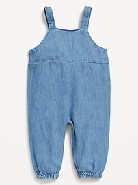 Image number 2 showing, Scallop-Trim Overalls for Baby