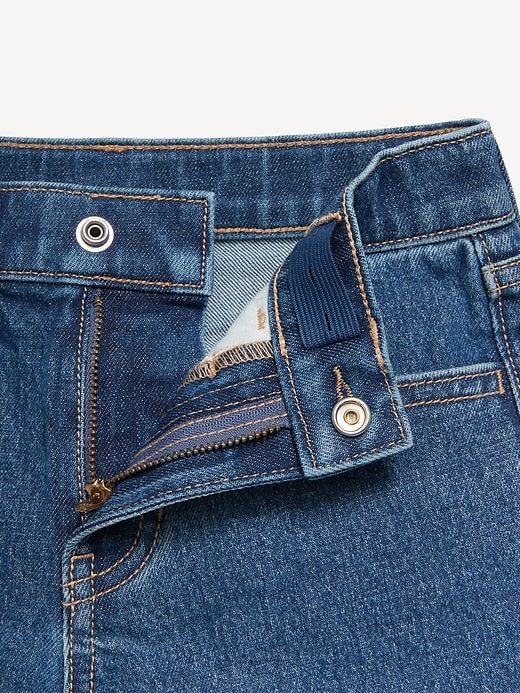 Image number 5 showing, High-Waisted Jean Midi Shorts for Girls