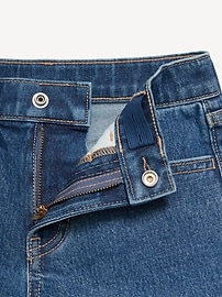 View large product image 3 of 3. High-Waisted Jean Midi Shorts for Girls