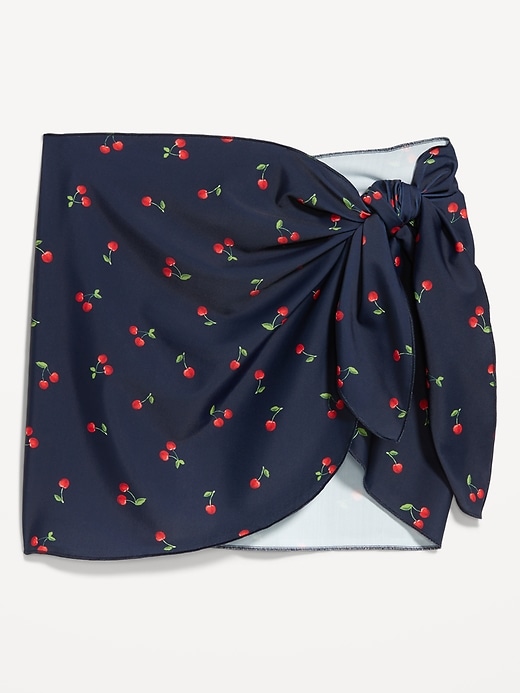 Image number 5 showing, Side-Tie Mini Swim Sarong