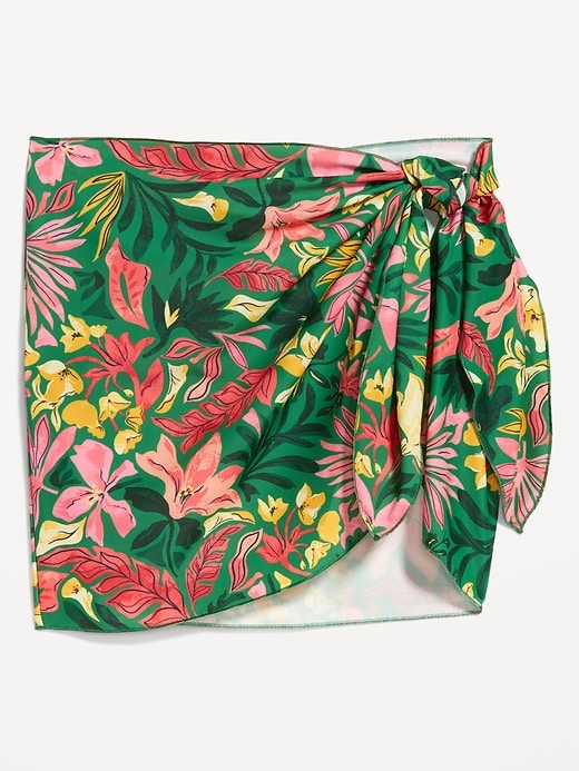 Image number 5 showing, Side-Tie Mini Swim Sarong