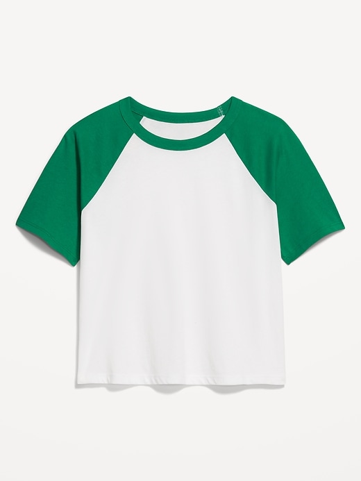 Image number 4 showing, EveryWear Raglan Crop T-Shirt