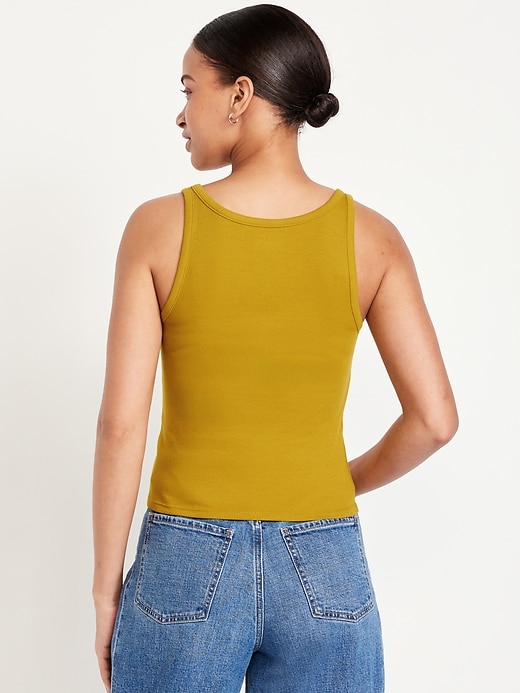 Image number 2 showing, Ribbed Crop Tank Top