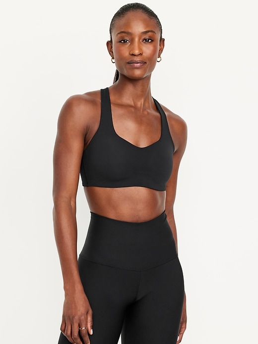 Image number 1 showing, Light Support PowerSoft Strappy Sports Bra