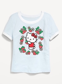 View large product image 3 of 3. Hello Kitty® Ringer Graphic T-Shirt for Girls