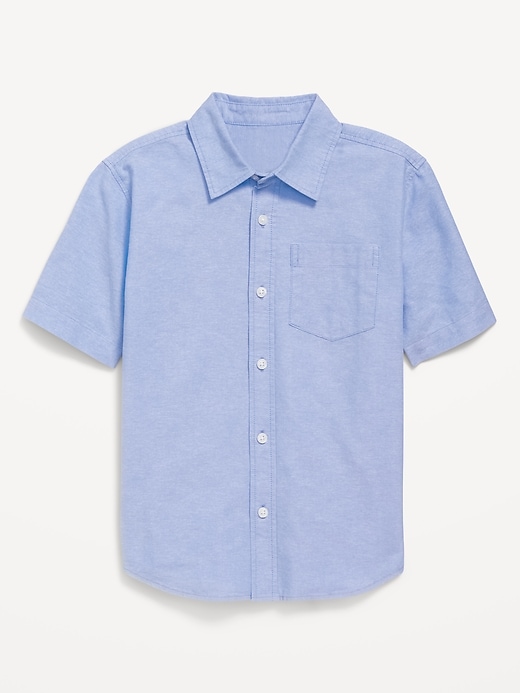 View large product image 2 of 4. Short-Sleeve Oxford Shirt for Boys