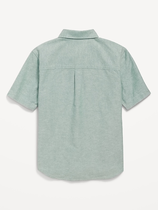 Image number 3 showing, Short-Sleeve Oxford Shirt for Boys