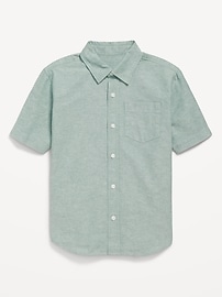 Image number 2 showing, Short-Sleeve Oxford Shirt for Boys