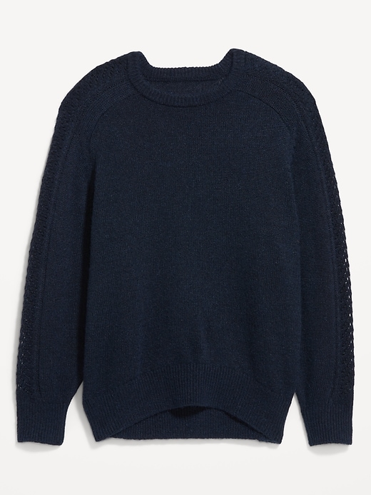 Image number 4 showing, Pointelle Pullover Sweater