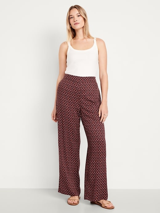 Image number 4 showing, High-Waisted Playa Wide-Leg Pants