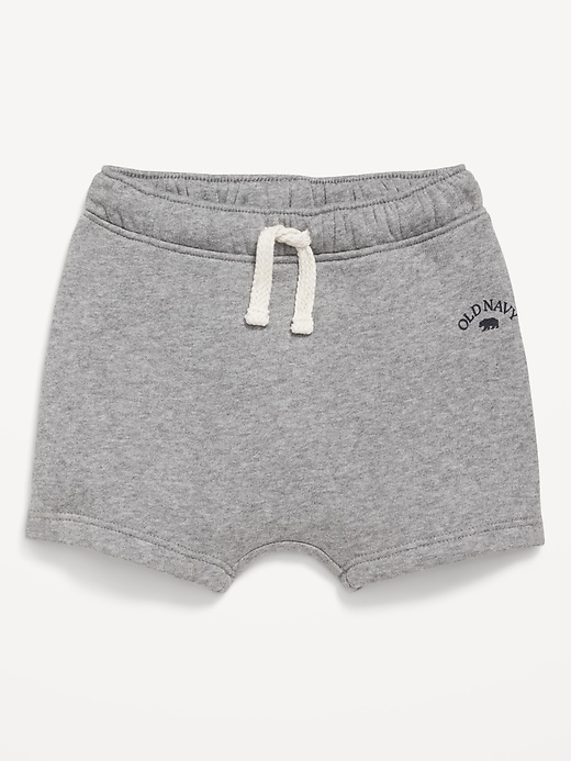 View large product image 1 of 2. Pull-On Logo-Graphic Fleece Shorts for Baby