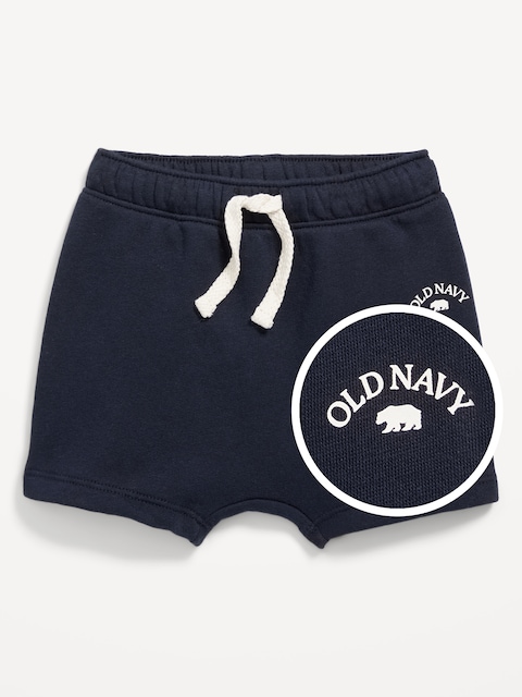 Logo-Graphic Fleece Shorts for Baby