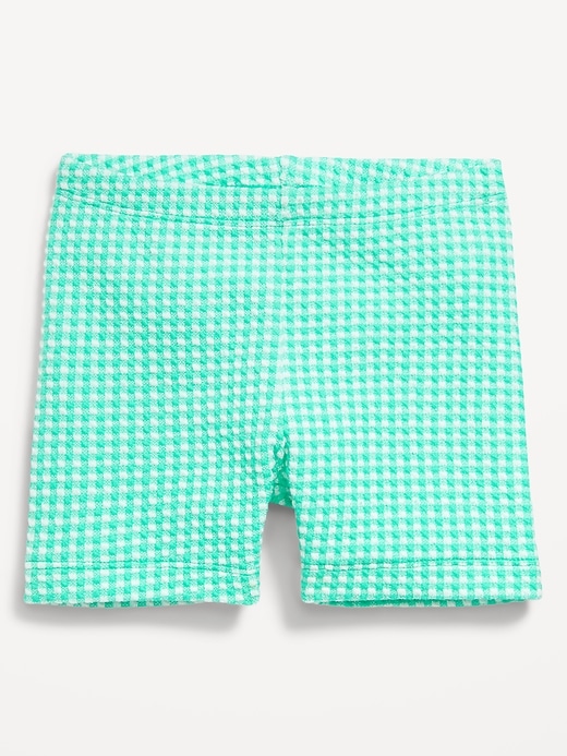 View large product image 1 of 1. Printed Jacquard-Knit Biker Shorts for Toddler Girls