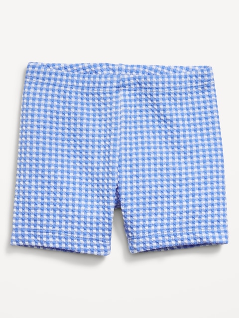 Printed Jacquard-Knit Biker Shorts for Toddler Girls - Multi