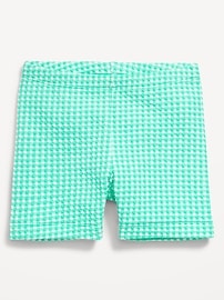 Image number 1 showing, Printed Jacquard-Knit Biker Shorts for Toddler Girls