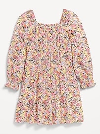 View large product image 3 of 3. Long-Sleeve Fit and Flare Dress for Girls