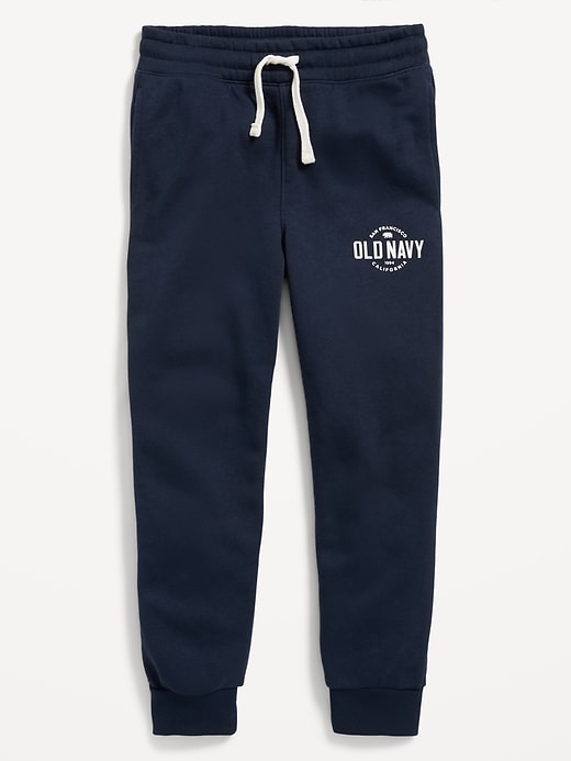 View large product image 1 of 4. Gender-Neutral Logo-Graphic Jogger Sweatpants for Kids