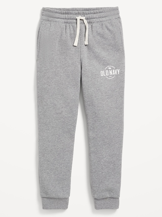 View large product image 1 of 3. Gender-Neutral Logo-Graphic Jogger Sweatpants for Kids