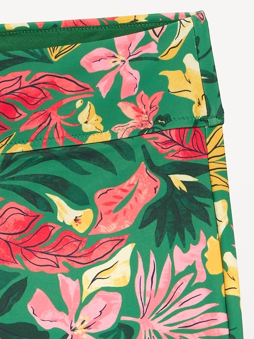 L'image numéro 9 présente Short de baignade mat à taille haute, entrejambe de 5 cm