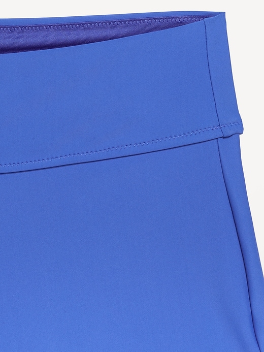 Image number 9 showing, High-Waisted Matte Swim Shorts -- 2-inch inseam