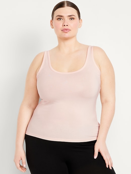 Image number 7 showing, First-Layer Scoop-Neck Tank Top