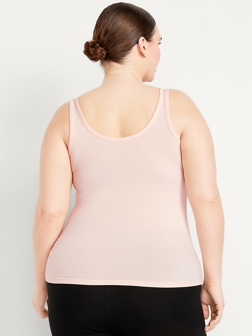 Image number 8 showing, First-Layer Scoop-Neck Tank Top