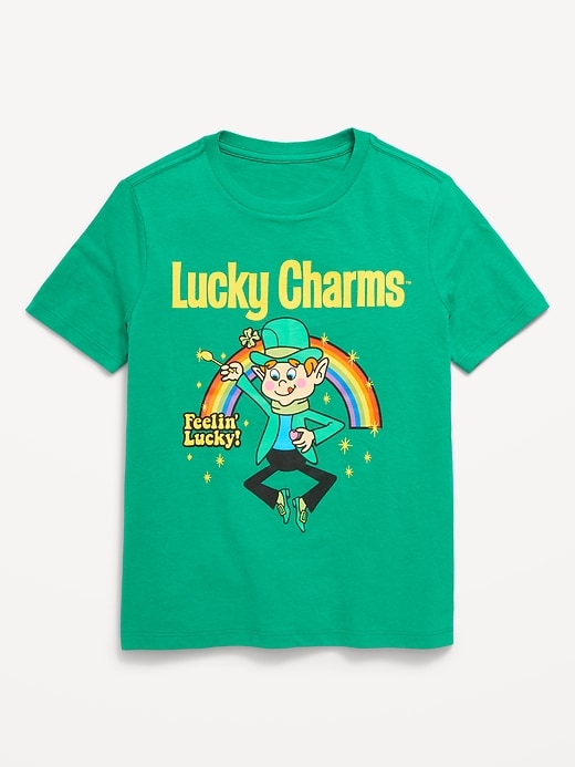 View large product image 1 of 2. Lucky Charms™ Gender-Neutral Graphic T-Shirt for Kids