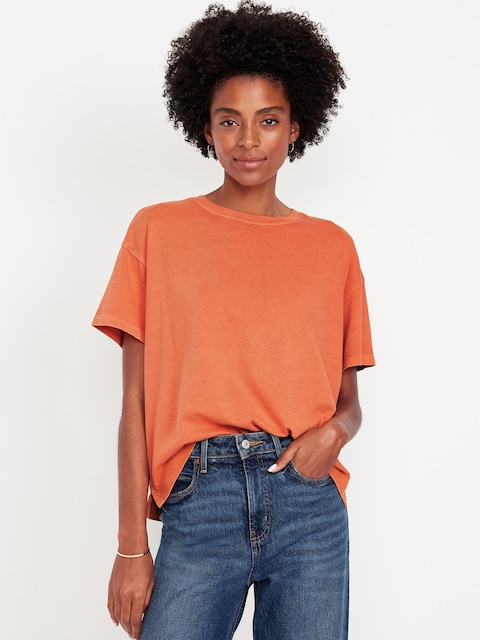 T-shirt ras du cou vintage pour Femme