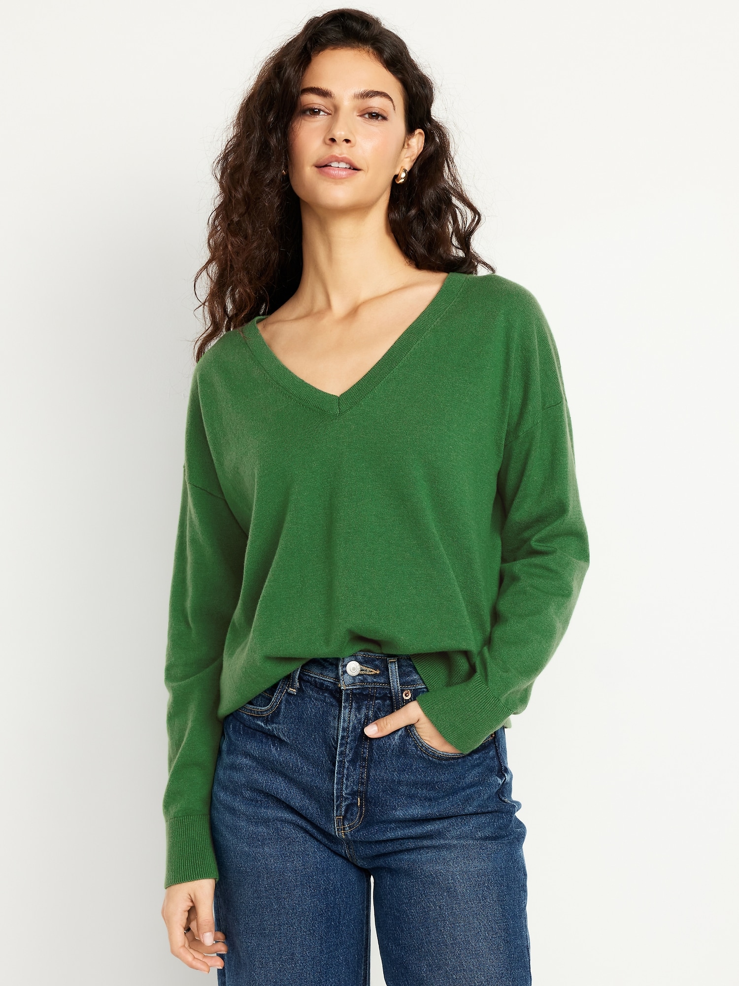 SoSoft Lite Loose V-Neck Sweater