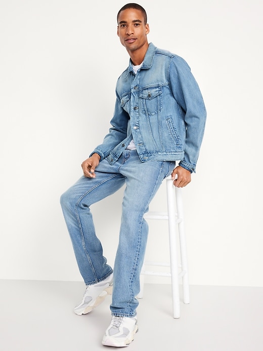 Image number 3 showing, Jean Trucker Jacket