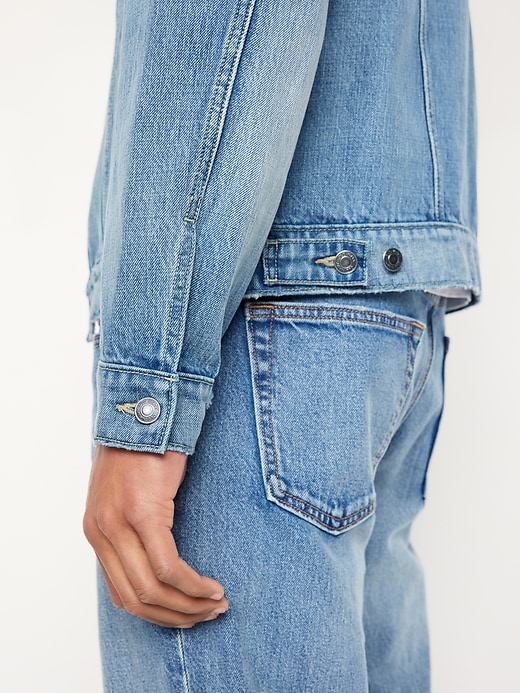 Image number 5 showing, Jean Trucker Jacket