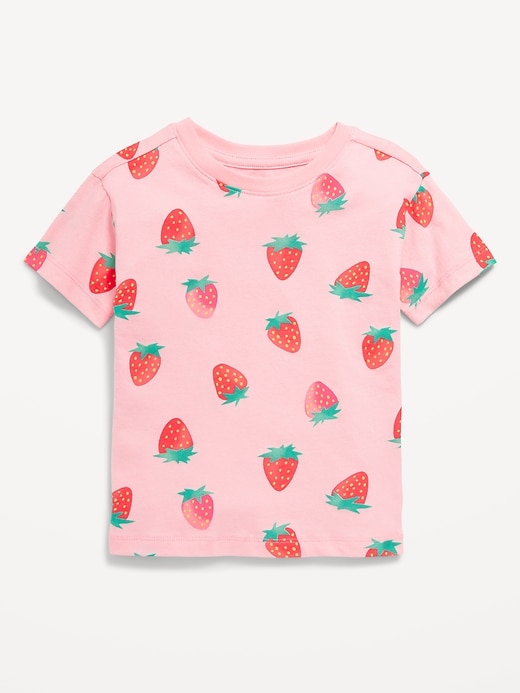 View large product image 1 of 1. Printed Short-Sleeve T-Shirt for Toddler Girls