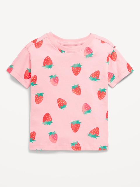 Printed Short-Sleeve T-Shirt for Toddler Girls