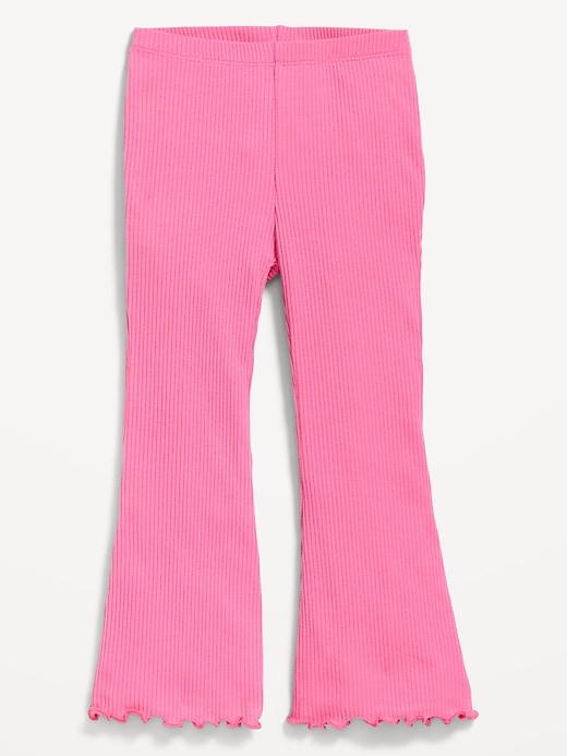 View large product image 1 of 1. Ribbed Flare-Leg Leggings for Toddler Girls