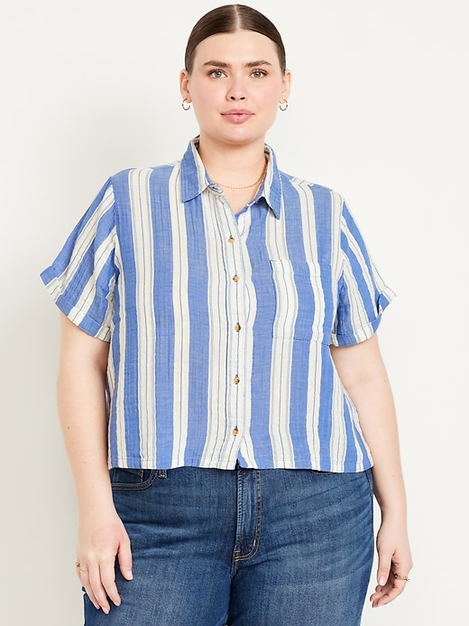 Image number 6 showing, Button-Down Striped Shirt