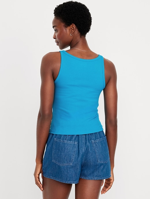 Image number 2 showing, Ribbed Crop Tank Top