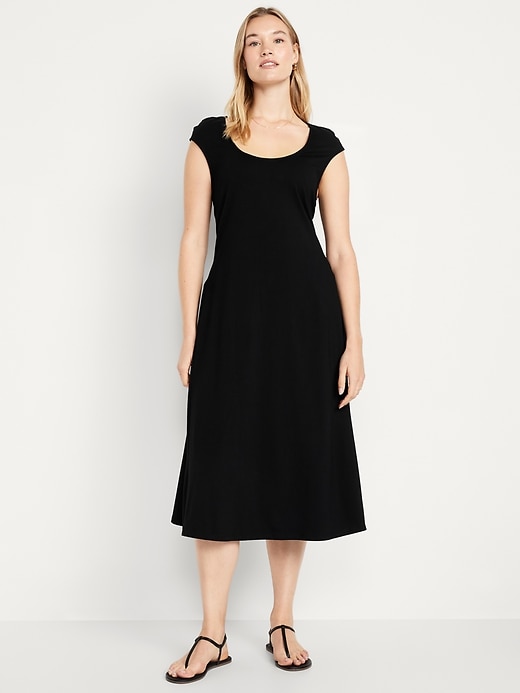 Image number 4 showing, Fit & Flare Midi Dress