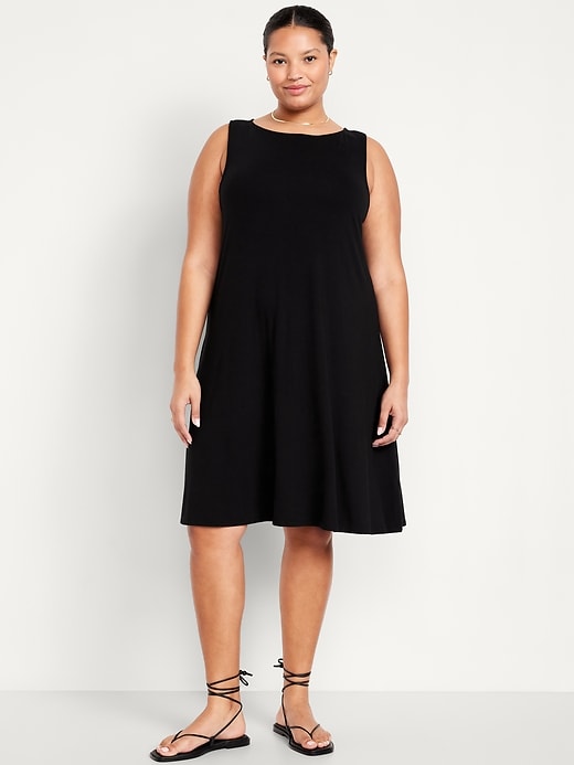 Image number 5 showing, Sleeveless Mini Swing Dress