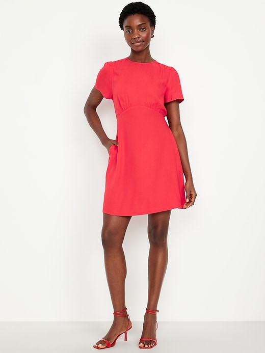 Image number 1 showing, Crepe Mini Dress