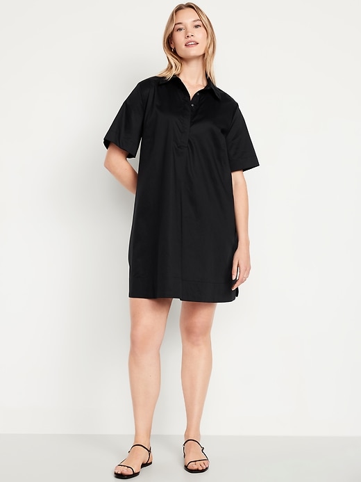 Image number 4 showing, Mini Swing Shirt Dress