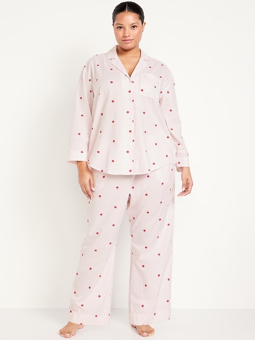 Image number 6 showing, Poplin Pajama Pant Set